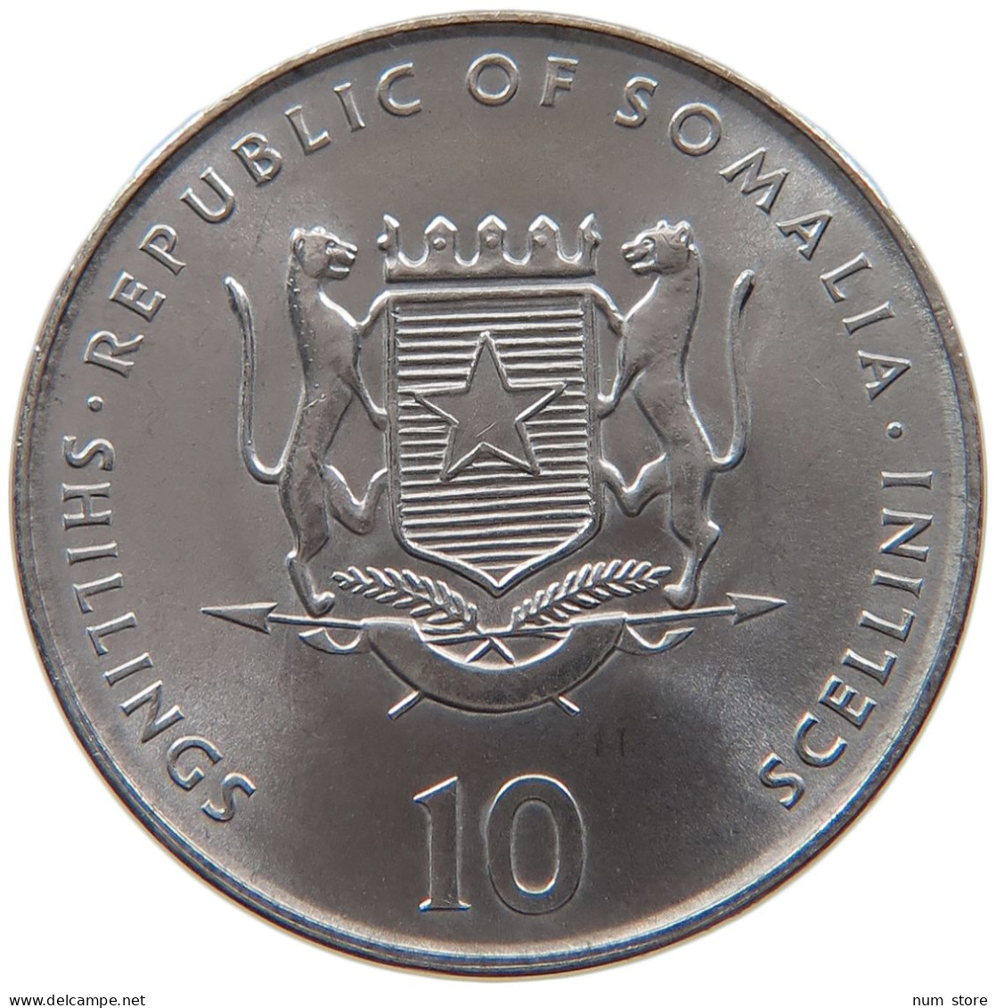 SOMALIA 10 SHILLINGS 2000  #MA 067370 - Somalia