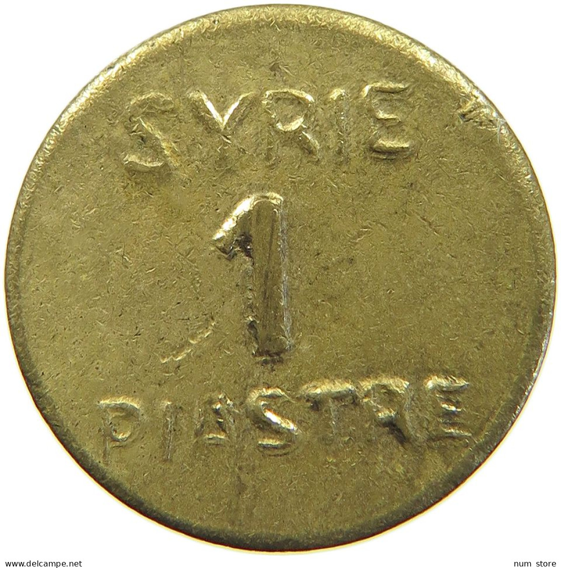 SYRIA PIASTRE  DOUBLE STRUCK REVERSE #MA 020803 - Syrie