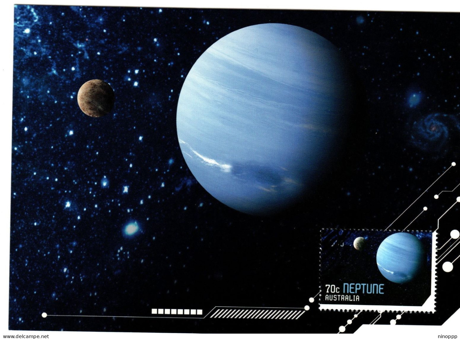 Australia 2015  Our Solar System,Neptune ,maximum Card - Maximum Cards