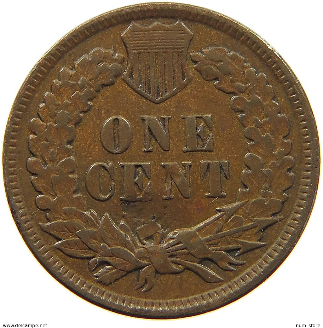 UNITED STATES OF AMERICA CENT 1895 INDIAN HEAD #MA 100787 - 1859-1909: Indian Head