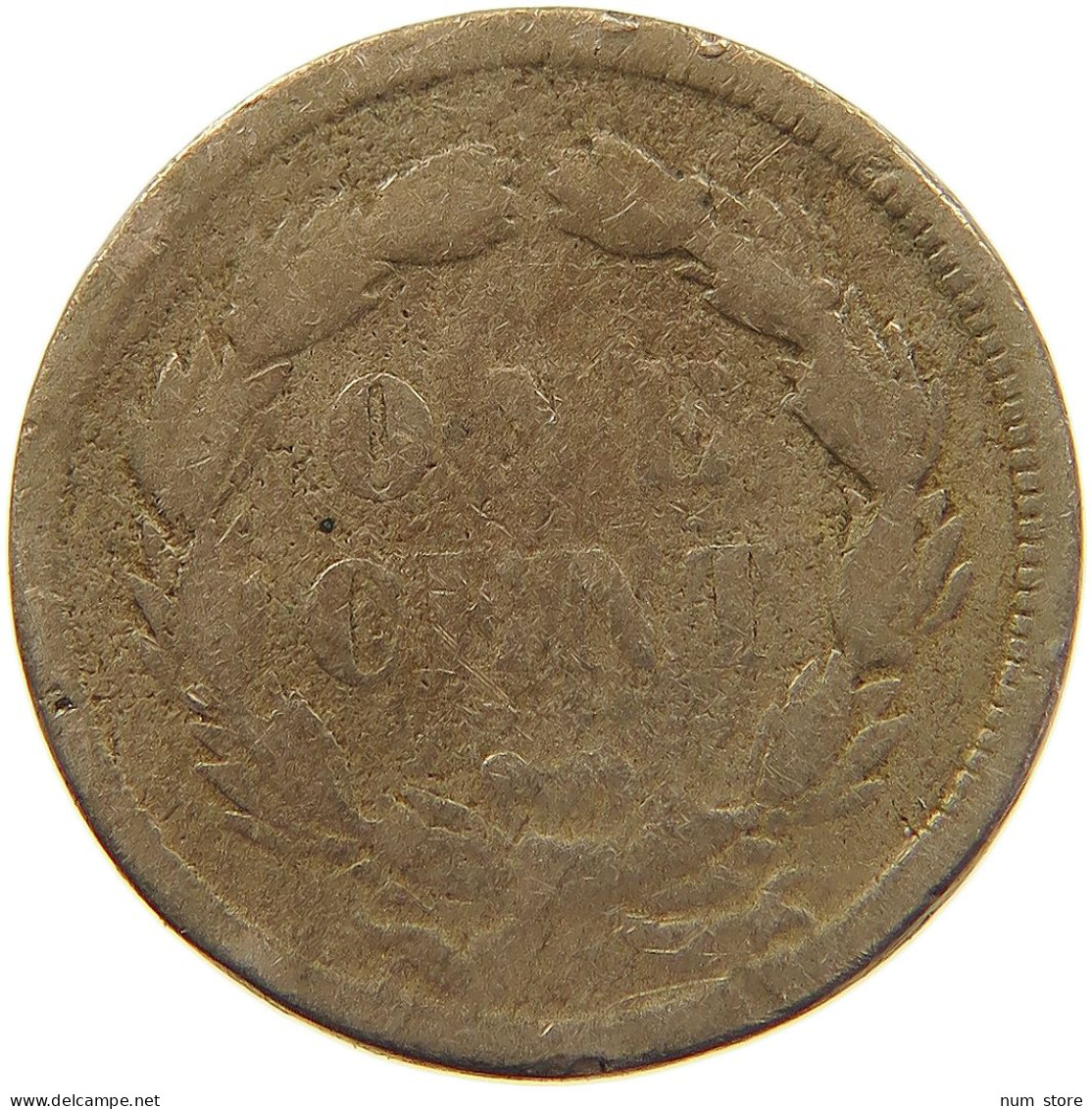 UNITED STATES OF AMERICA CENT 1859 INDIAN HEAD #MA 100793 - 1859-1909: Indian Head