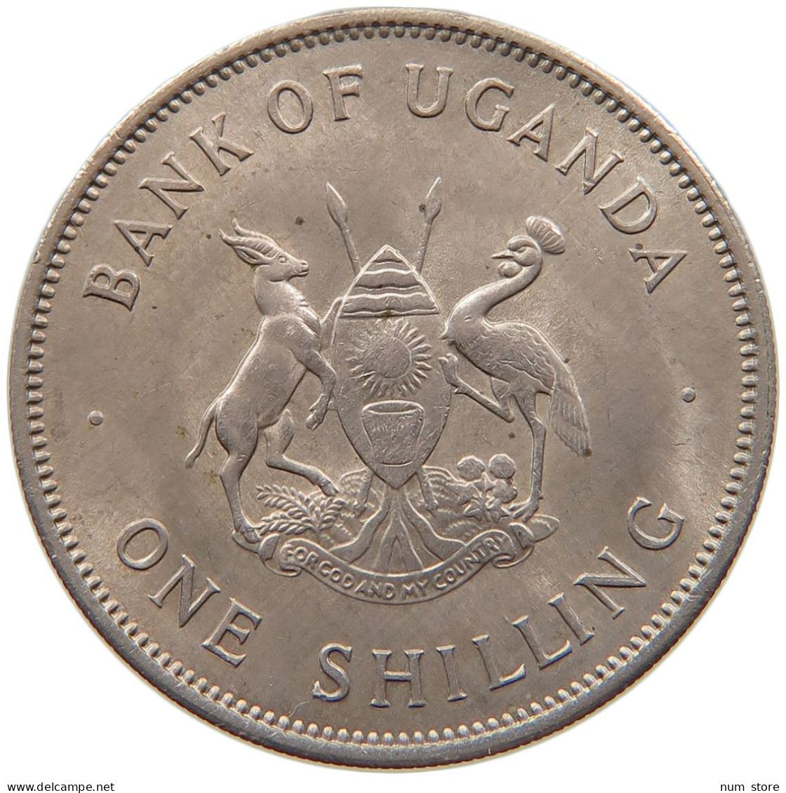 UGANDA SHILLING 1966  #MA 066955 - Ouganda