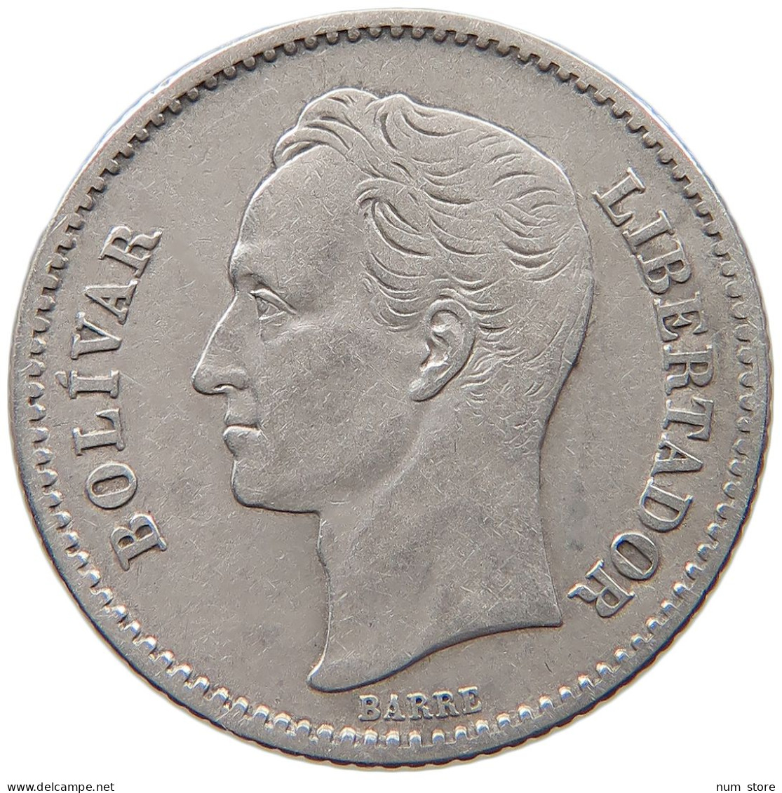 VENEZUELA BOLIVAR 1935  #MA 068252 - Venezuela