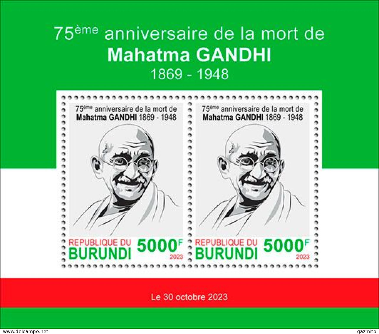 Burundi 2023, Gandhi, Block - Nuevos