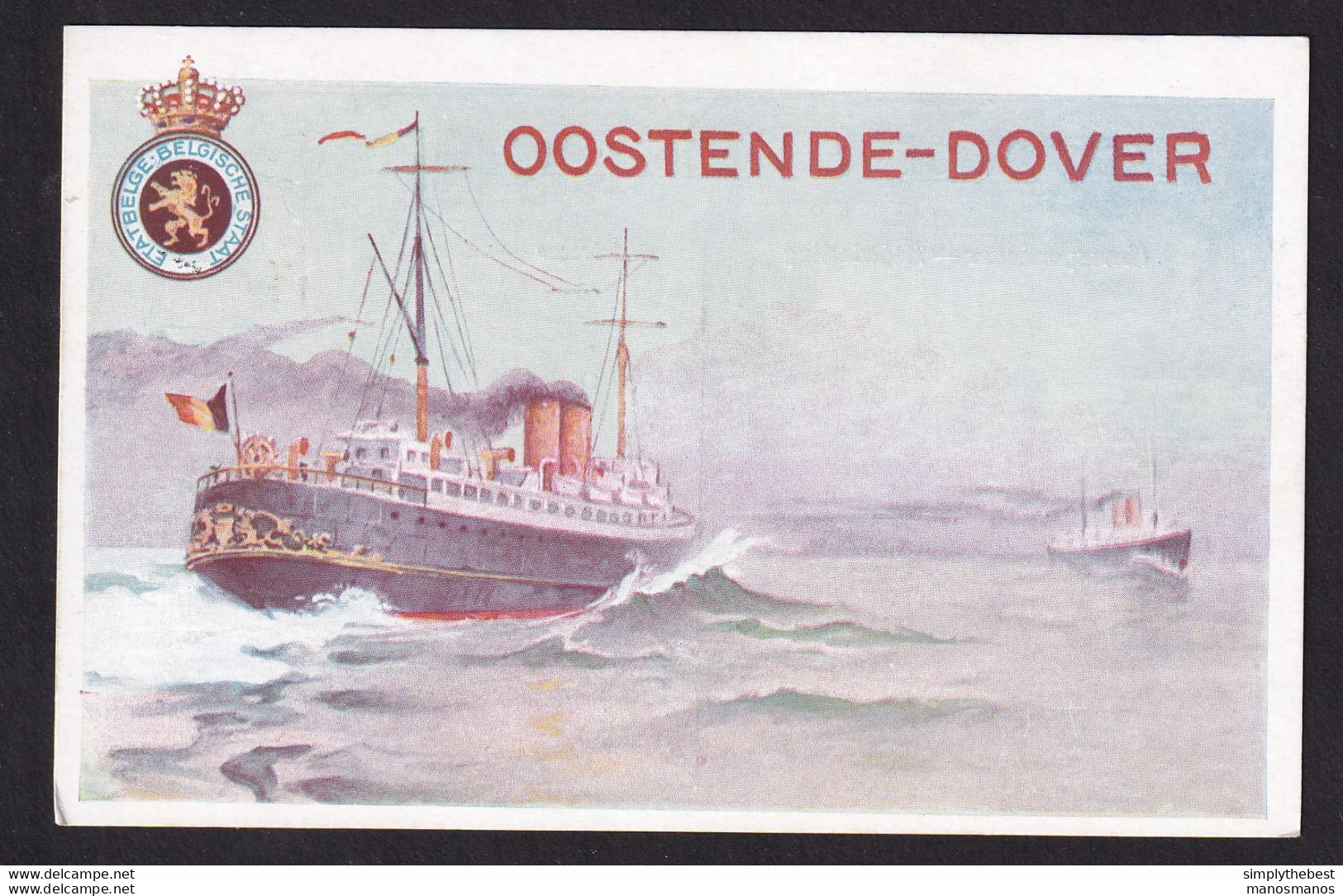 DDBB 437 - Carte Postale Paquebot 19 - 10 Cent. Sur 30 C - Non Utilisée - Cartes Paquebot