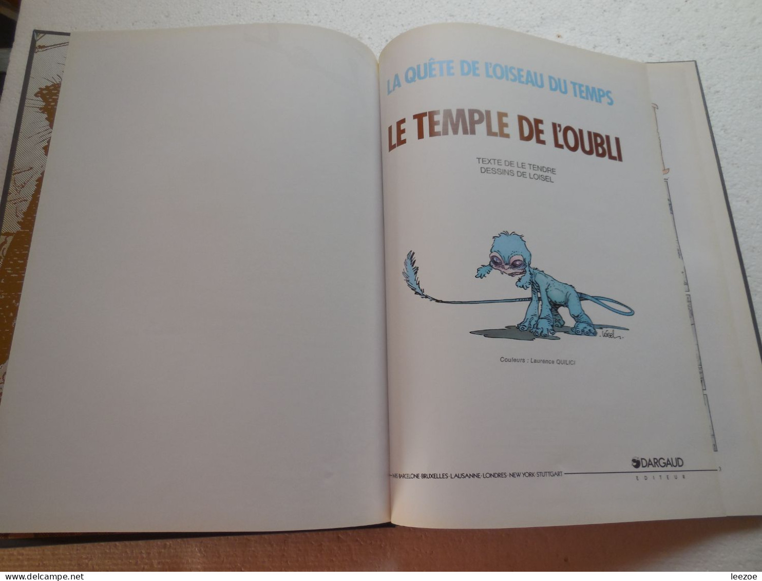 BD Série La Quête De L'Oiseau Du Temps, Lot De 3 BD...... Ref N5-4 - Quête De L'oiseau Du Temps, La