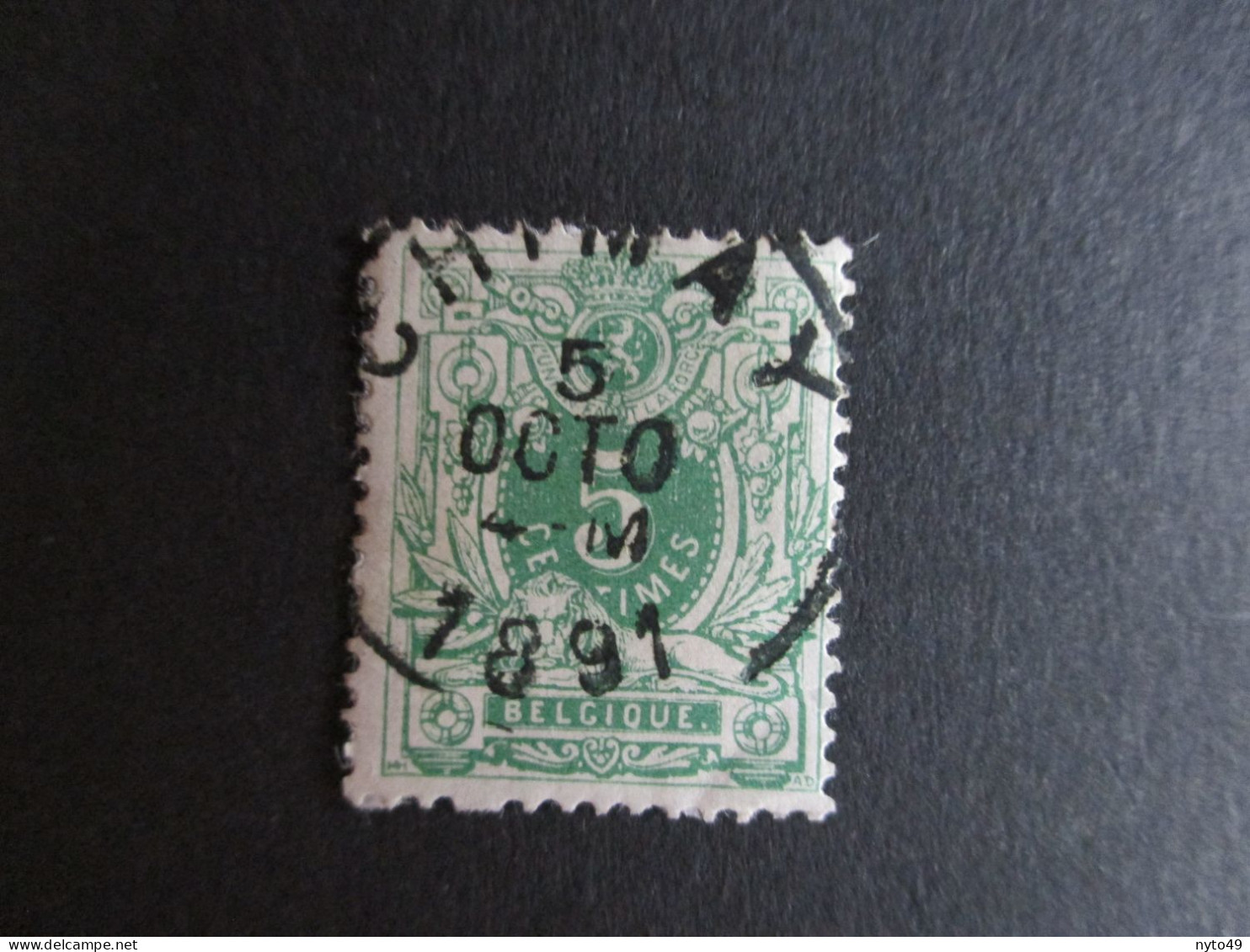 Nr 45 - Centrale Stempel "Chimay" - Coba + 2 - 1869-1888 Lying Lion