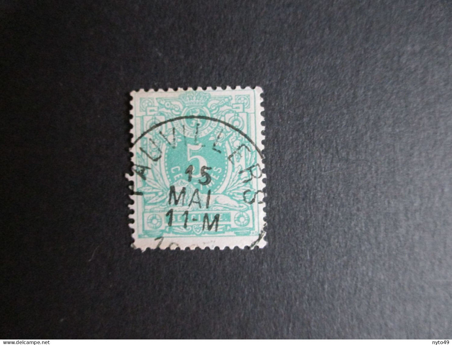 Nr 45 - Centrale Stempel "Fauvillers" - Coba + 8 - 1869-1888 Lion Couché (Liegender Löwe)