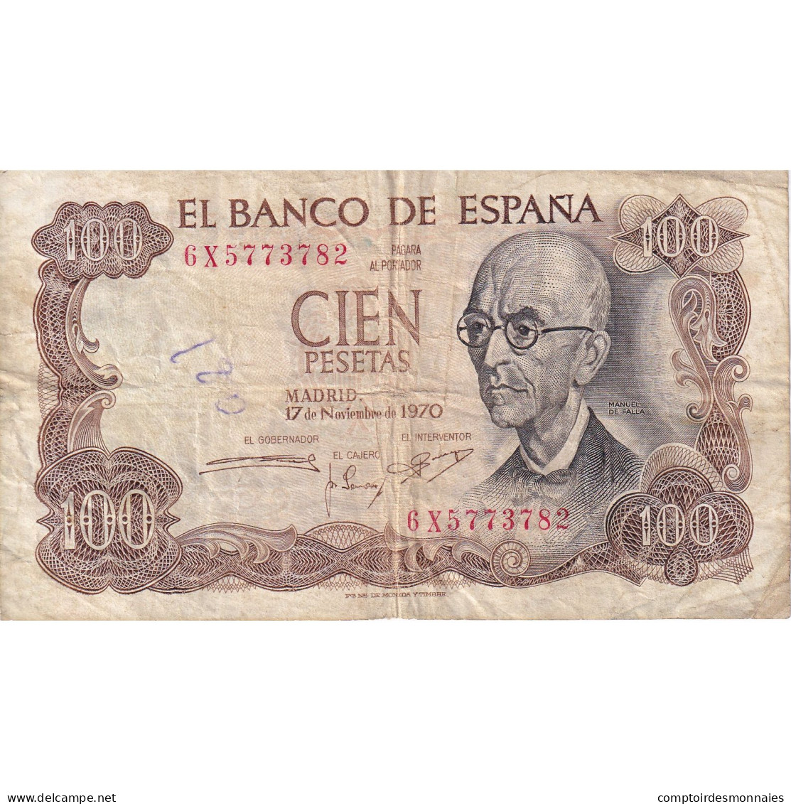 Espagne, 100 Pesetas, 1970, 1970-11-17, KM:152a, TB - 100 Pesetas