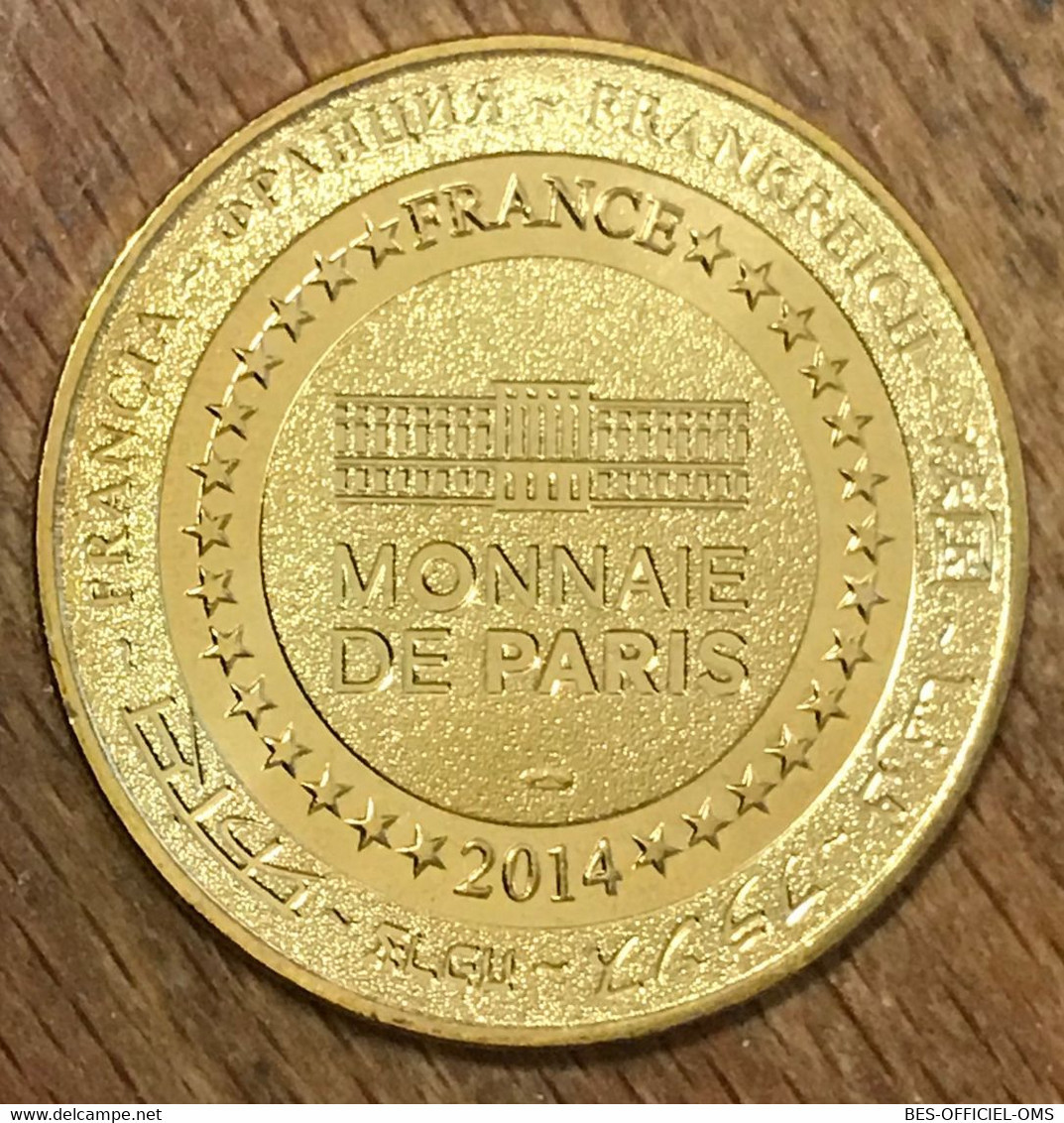 75018 PARIS DALI LA DANSEUSE ESPACE MONTMARTRE MDP 2014 MÉDAILLE MONNAIE DE PARIS JETON TOURISTIQUE MEDALS COINS TOKENS - 2014