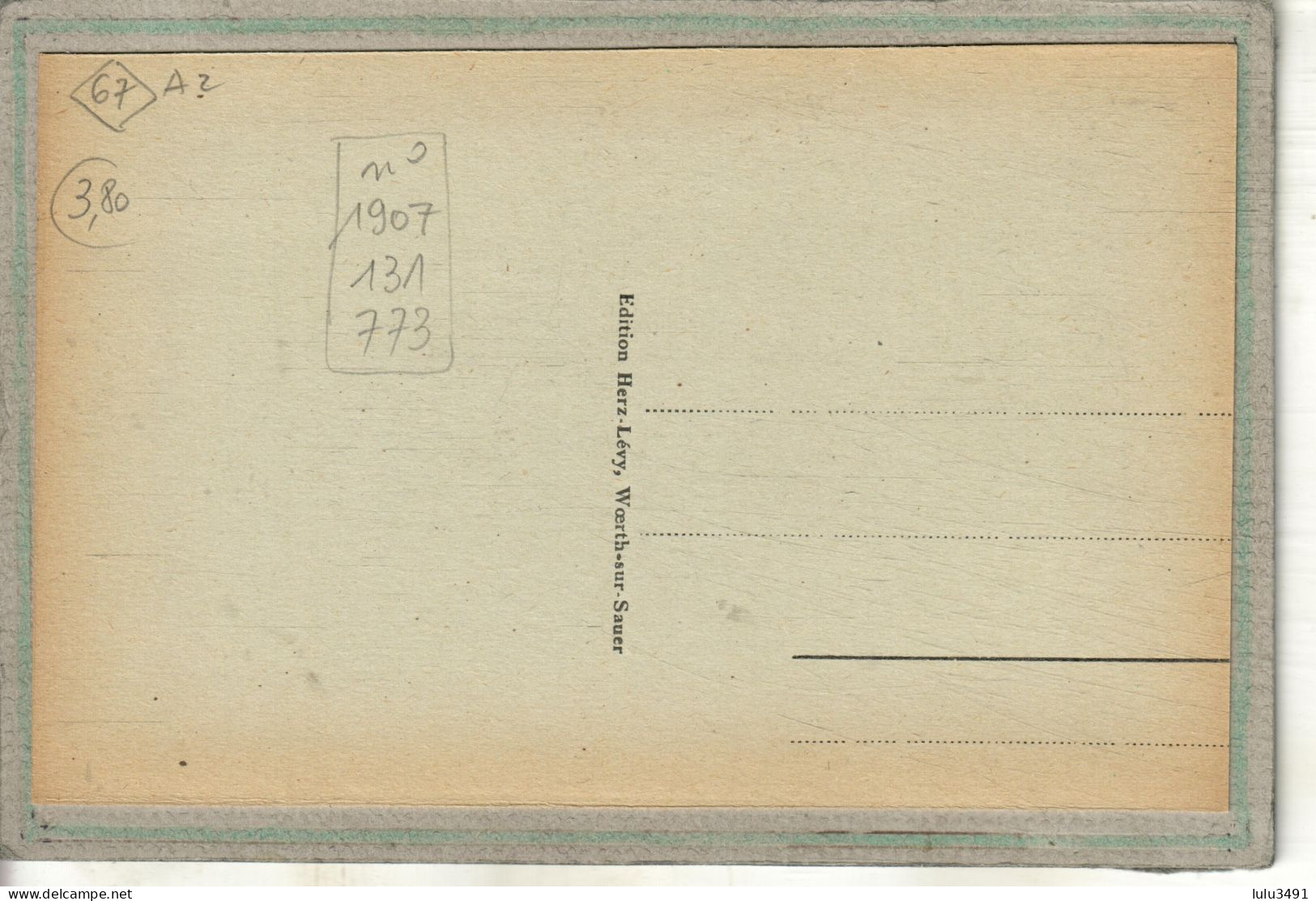 CPA (67) WOERTH - Thème: ARBRE - Aspect De L'arbre De Mac-Mahon Dans Les Années 30 - Woerth