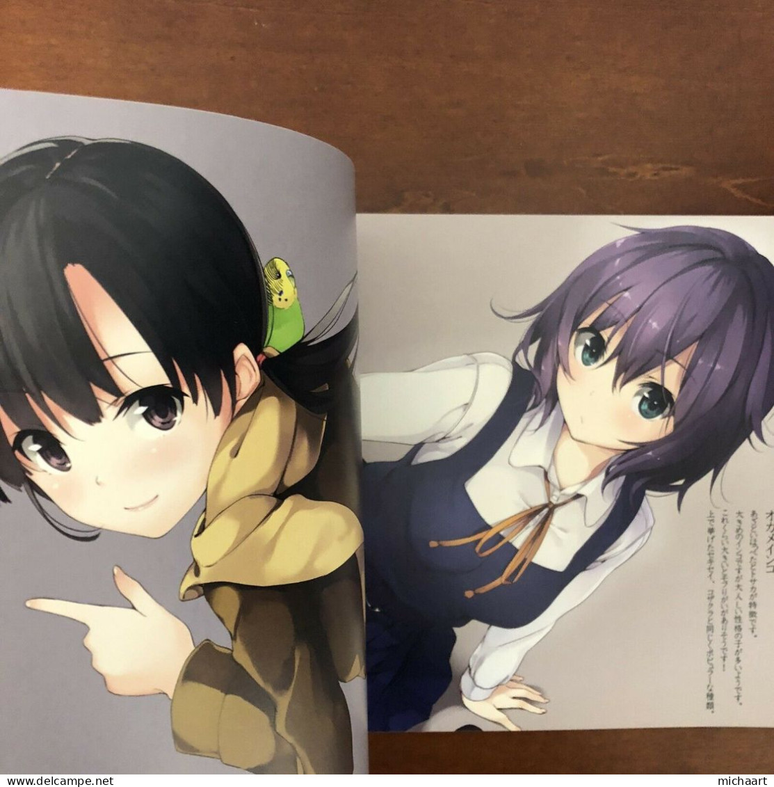 Doujinshi Girls & Parakeets Unasaka Kissa Art Book Japan Manga 03025