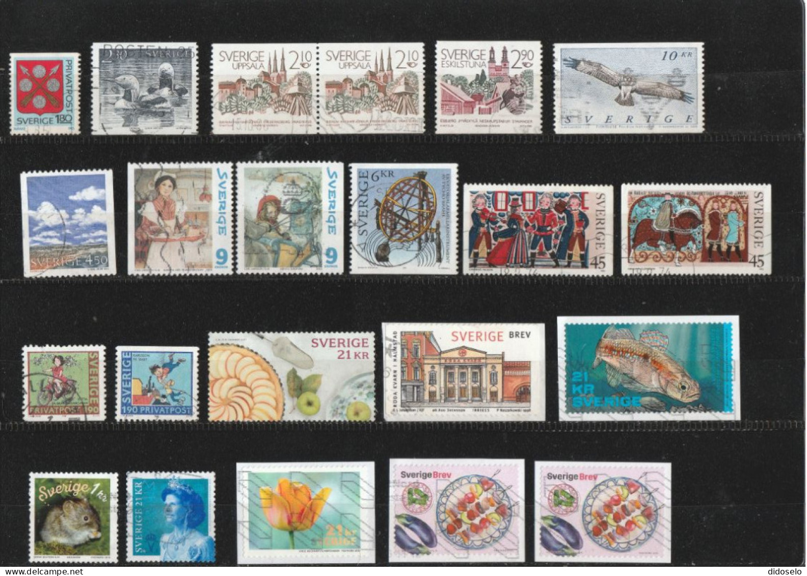 Sweden - Lot Of Used Stamps - Sammlungen