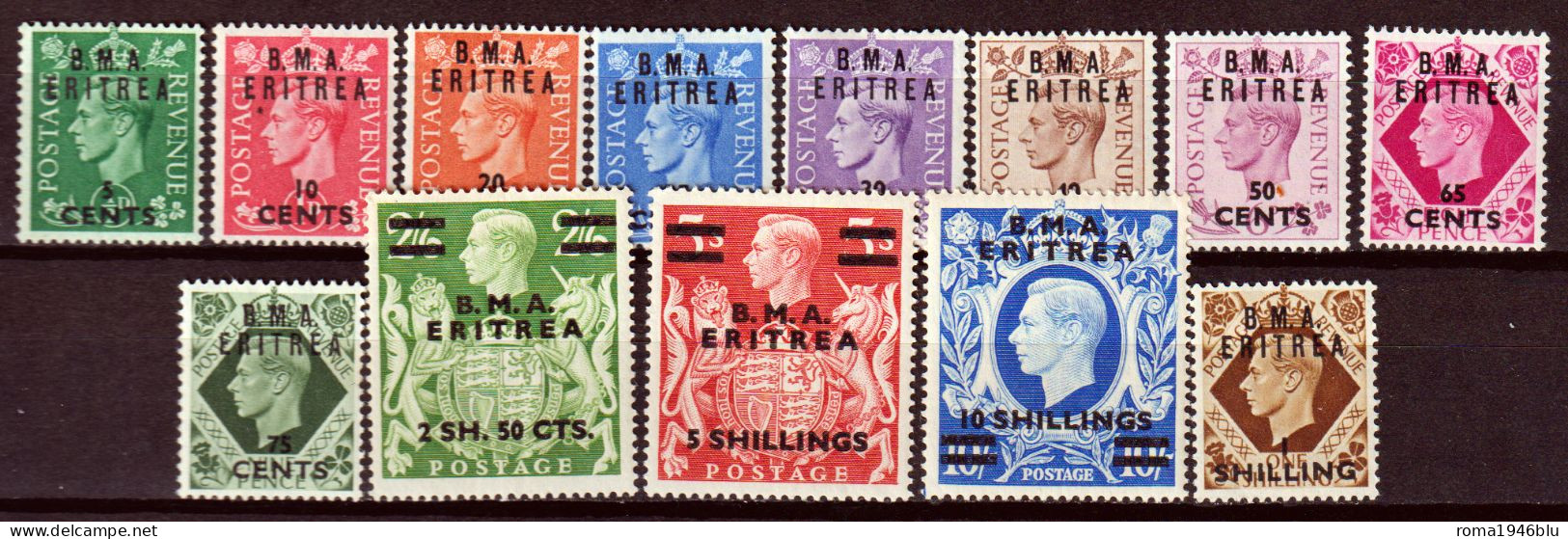 Eritrea 1948 Sass.1/13 */MH VF/F - Eritrée