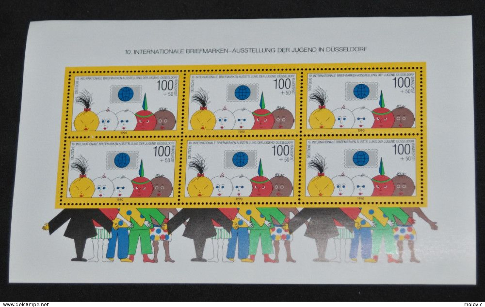 GERMANY 1990, Stamp Exhibition For Youth, Mi #B21, Miniature Sheet, MNH**, CV: €20 - 1981-1990