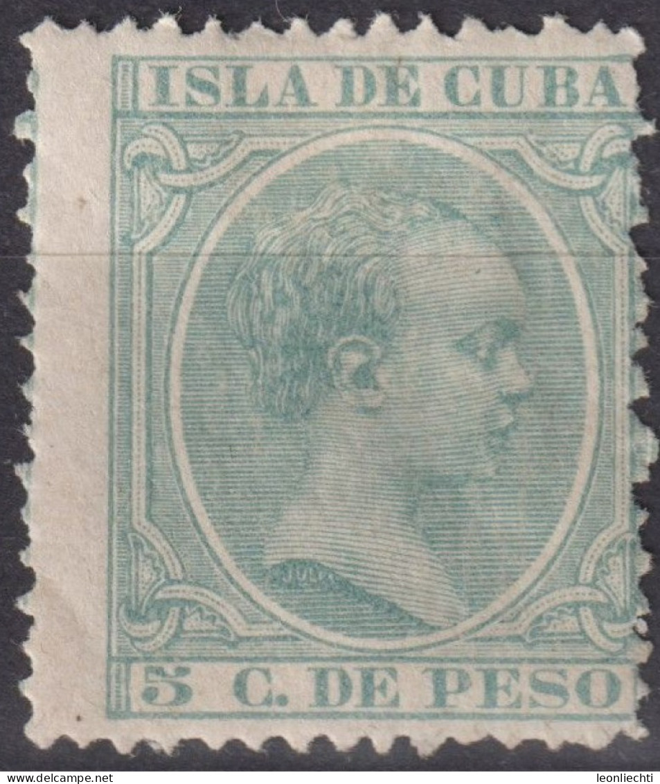 1890 Kuba-Amerikanische Besatzung, *  Mi:ES-CU 67, Sn:CU 144, Yt:CU 76, King Alfonso XIII - Unused Stamps