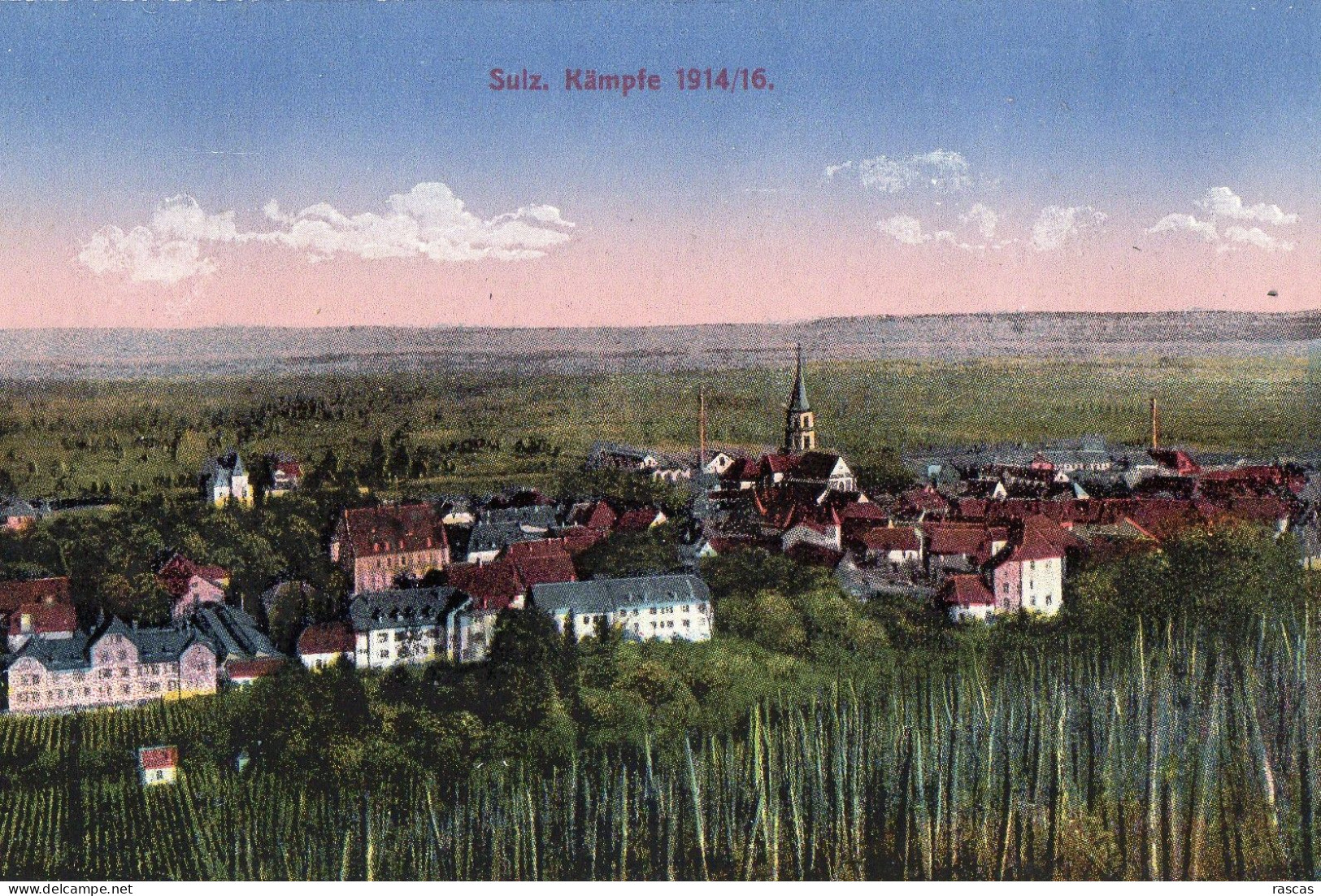 CPA ALLEMANDE - M - HAUT RHIN - SOULTZ SOUS FORETS - SULZ - KAMPFE 1914/16 - Soultz