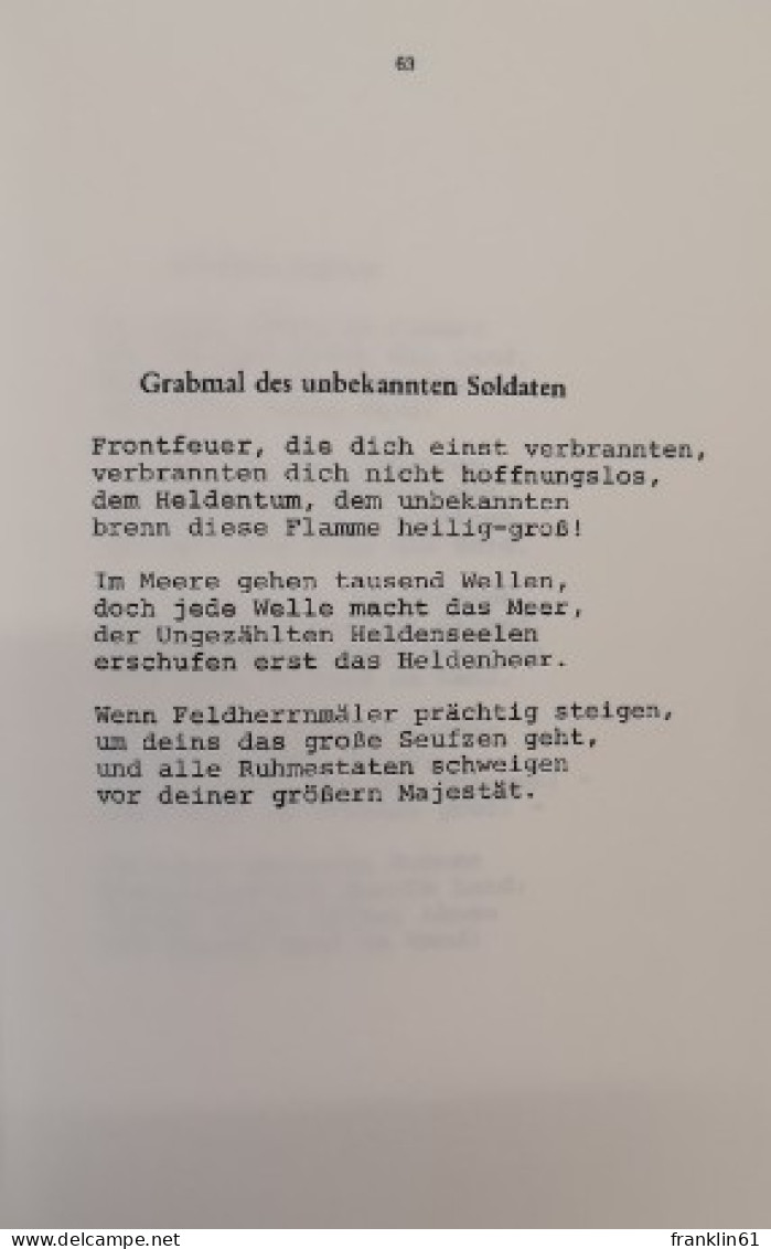 Feldgraue Gedichte.