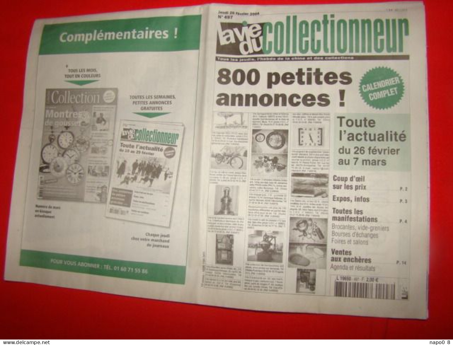 lot de 246 numéros du magazine " la vie du collectionneur " (années 1998- 2004 )