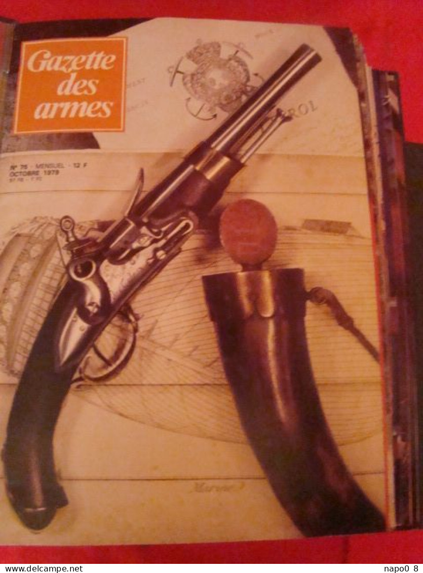 Lot De 4 Reliures Regroupant Le Magazine "  La Gazette Des Armes" Du Numéro 51 Au Numéro 100 - French