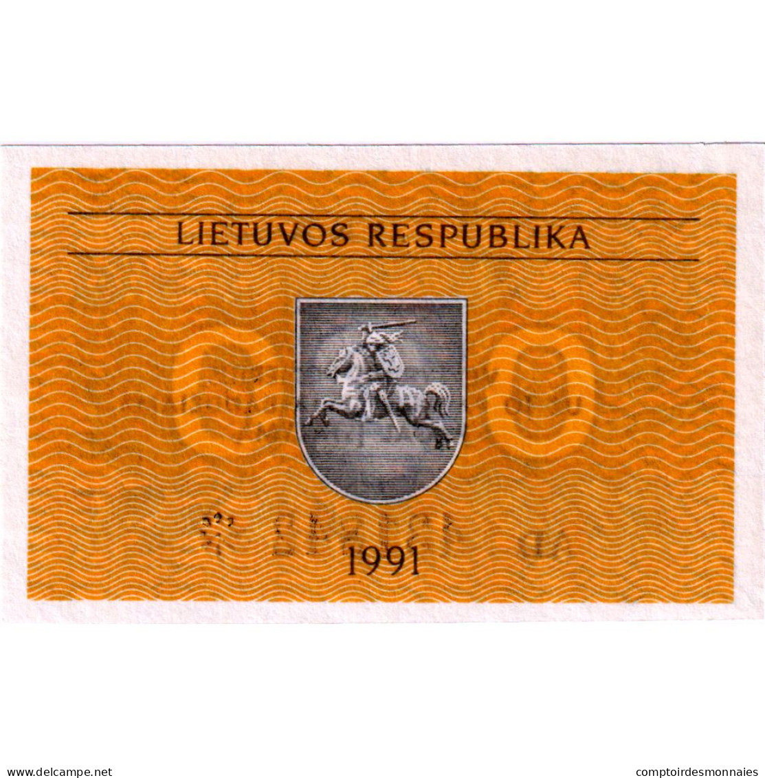 Billet, Lituanie, 0.20 Talonas, 1991, KM:30, NEUF - Lituanie