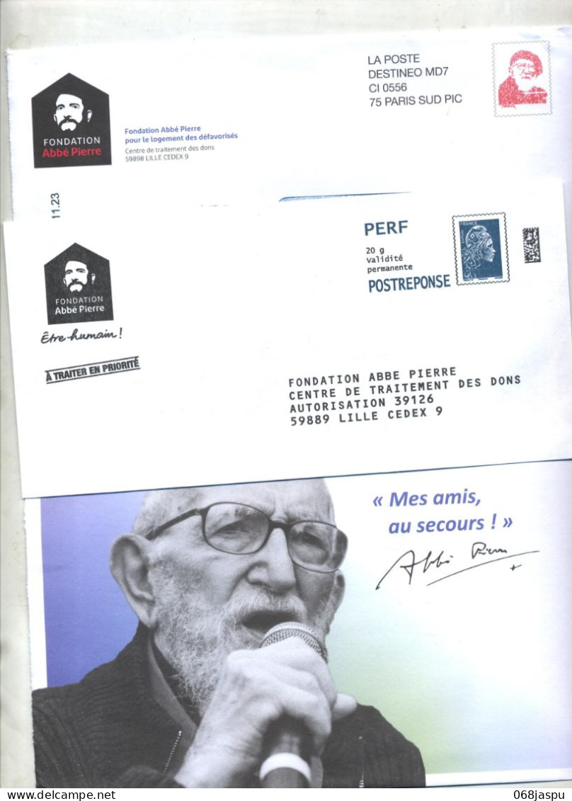 Pap Réponse Yseultyz Fondation Abbe Pierre  + Destineo Illustré - Prêts-à-poster:reply