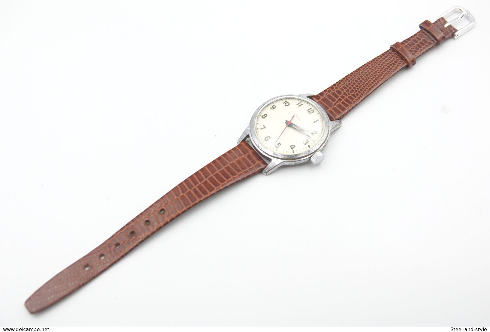 Watches : JUNGHANS SHOCKPROOF HAND WIND - Original  - Running - Excelent Condition - Moderne Uhren