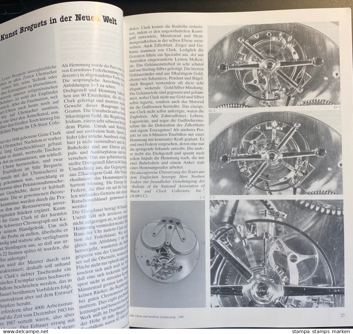 Zeitschrift Alte Uhren Und Moderne Zeitmessung Heft 1/1989 Mit 90 Seiten, Hervorragende Artikel Zum Thema Uhren - Hobby & Sammeln