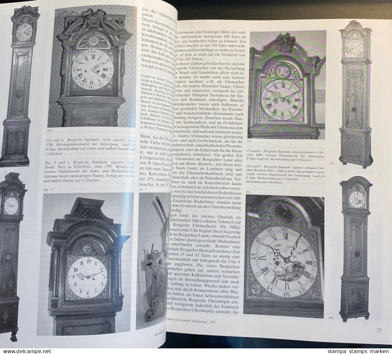 Zeitschrift Alte Uhren Und Moderne Zeitmessung Heft 1/1989 Mit 90 Seiten, Hervorragende Artikel Zum Thema Uhren - Hobby & Sammeln