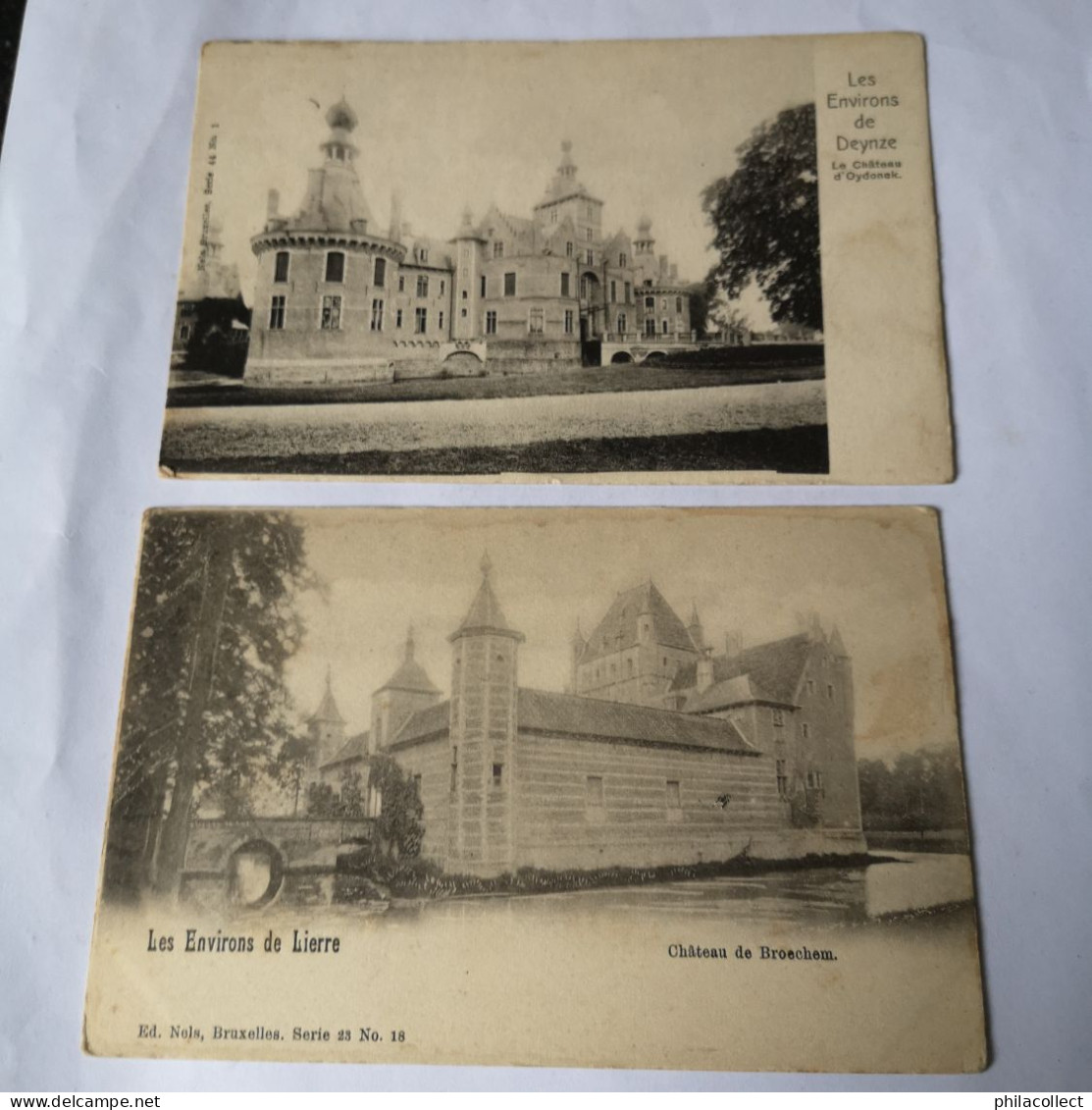 Collectie Belgie - Belgique 43 x Chateau - Kasteel ca 1900