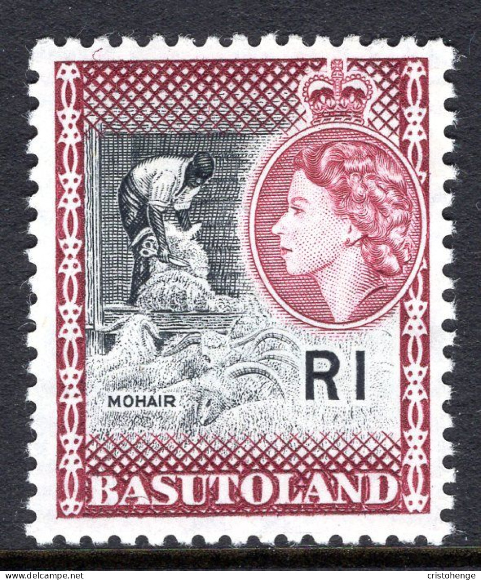 Basutoland 1961-63 Decimal Pictorials - 1r Mohair HM (SG 79) - 1933-1964 Crown Colony