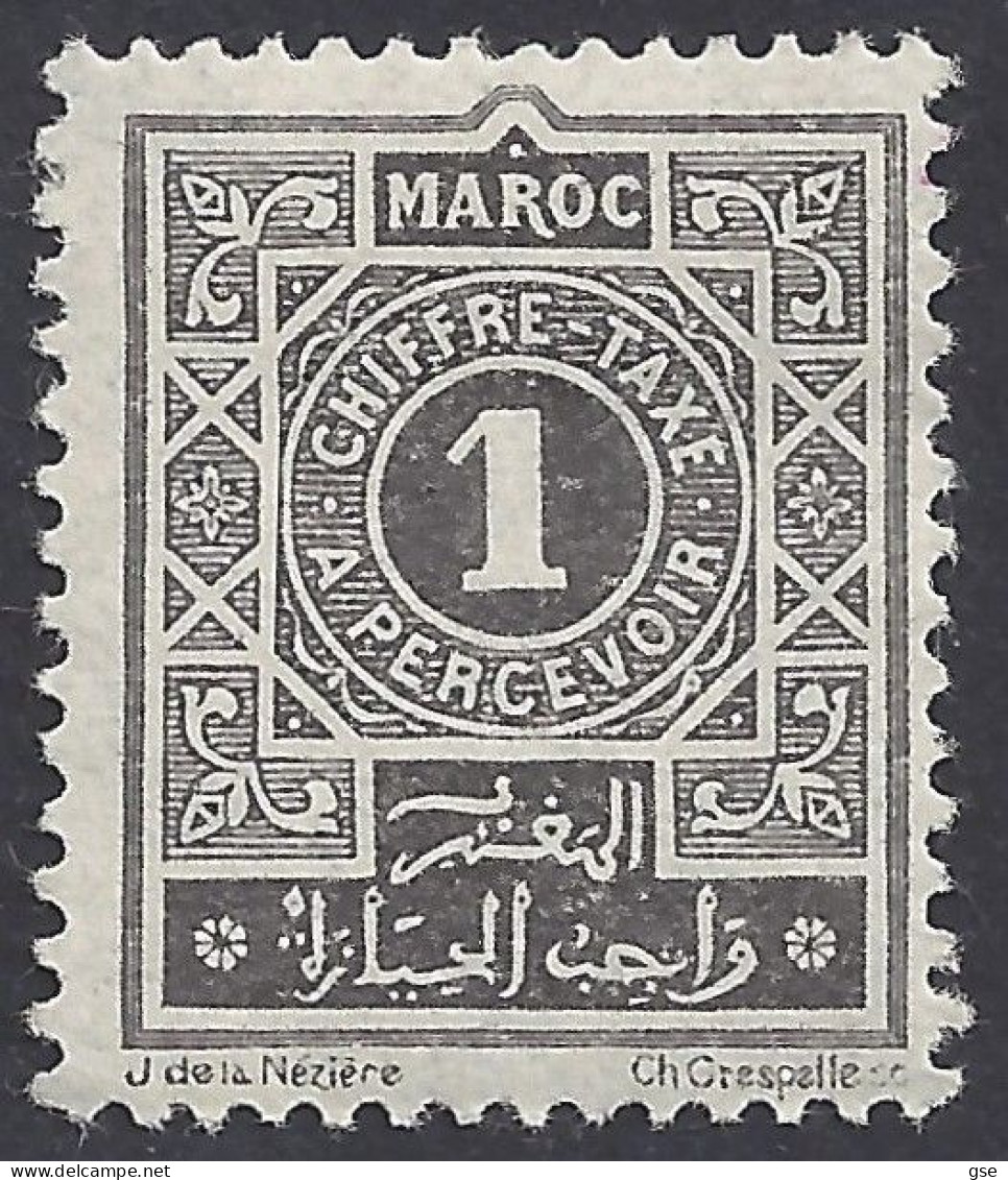 MAROCCO 1917-26 - Yvert 27** - Tasse | - Portomarken