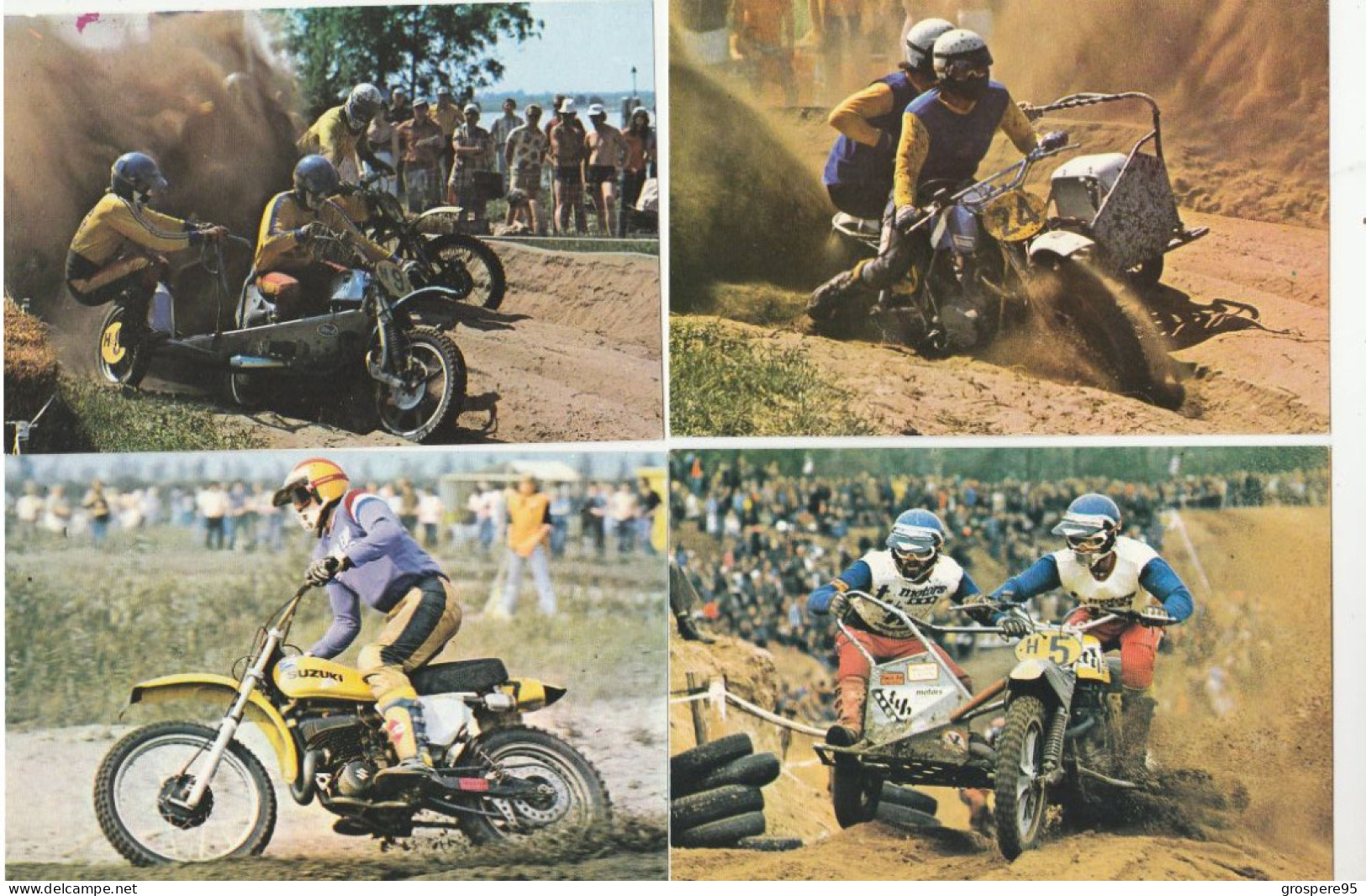 MOTOCROSS  MOTORCROSS LOT 16 CARTES - Motorcycle Sport