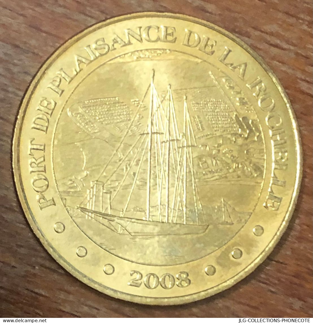 17 LA ROCHELLE PORT DE PLAISANCE MDP 2008 MEDAILLE SOUVENIR MONNAIE DE PARIS JETON TOURISTIQUE MEDALS COINS TOKENS - 2008