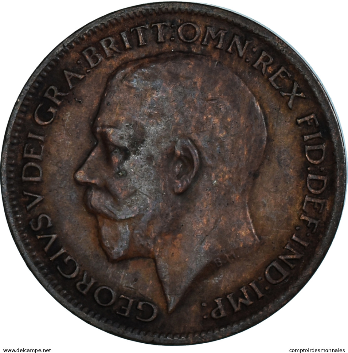 Monnaie, Grande-Bretagne, Farthing, 1916 - B. 1 Farthing