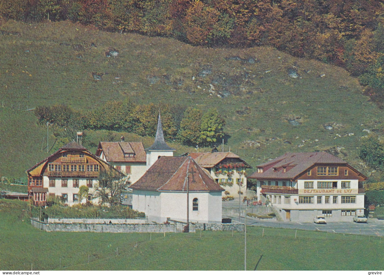 Les Sciernes D'Albeuve, Chapelle Et Maisons Voisines, Format 10 X 15 - Albeuve