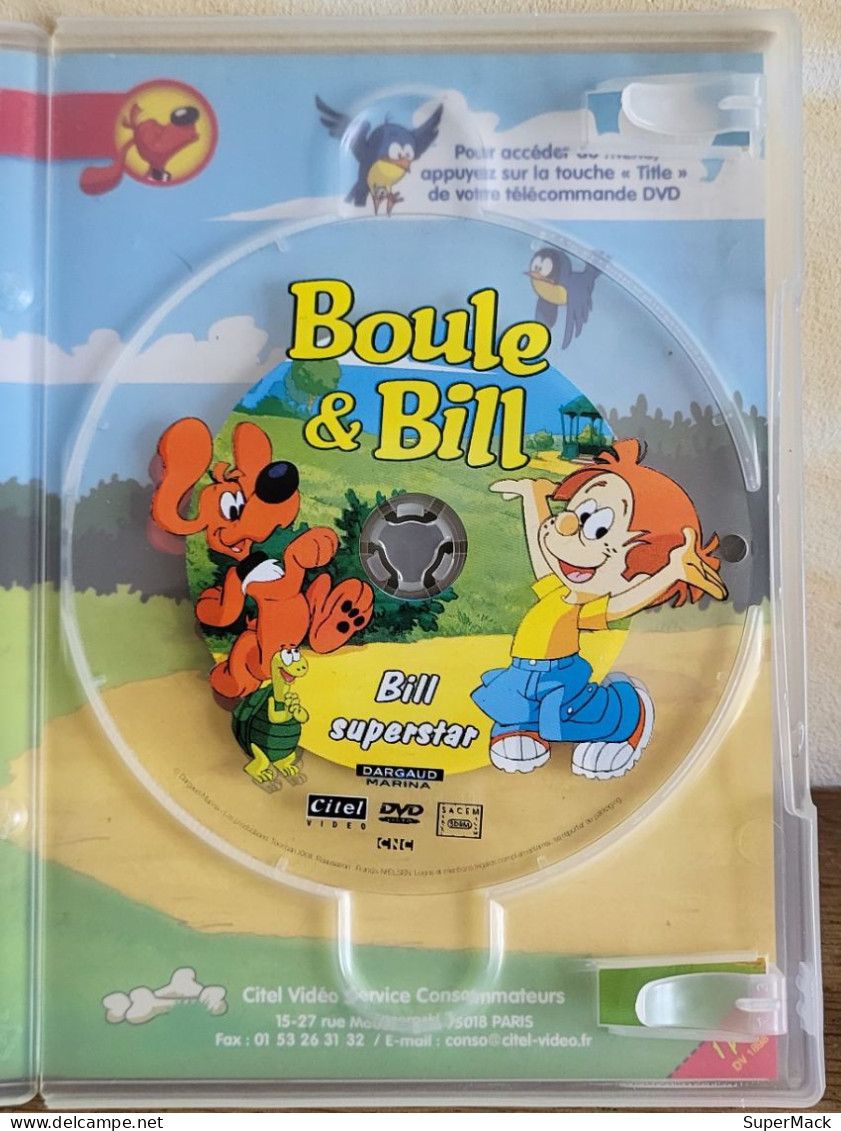 DVD Boule & Bill, Bill Superstar - Animation