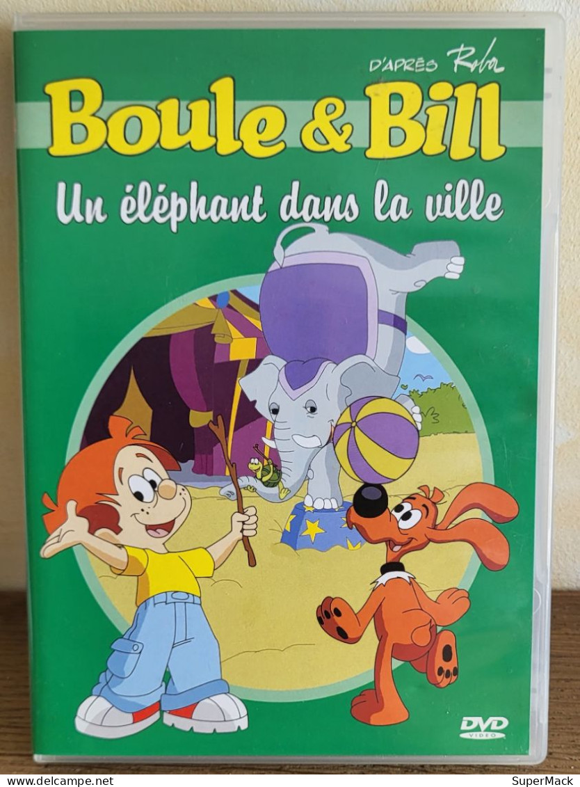 DVD Boule & Bill, Un éléphant Dans La Ville - Cartoons