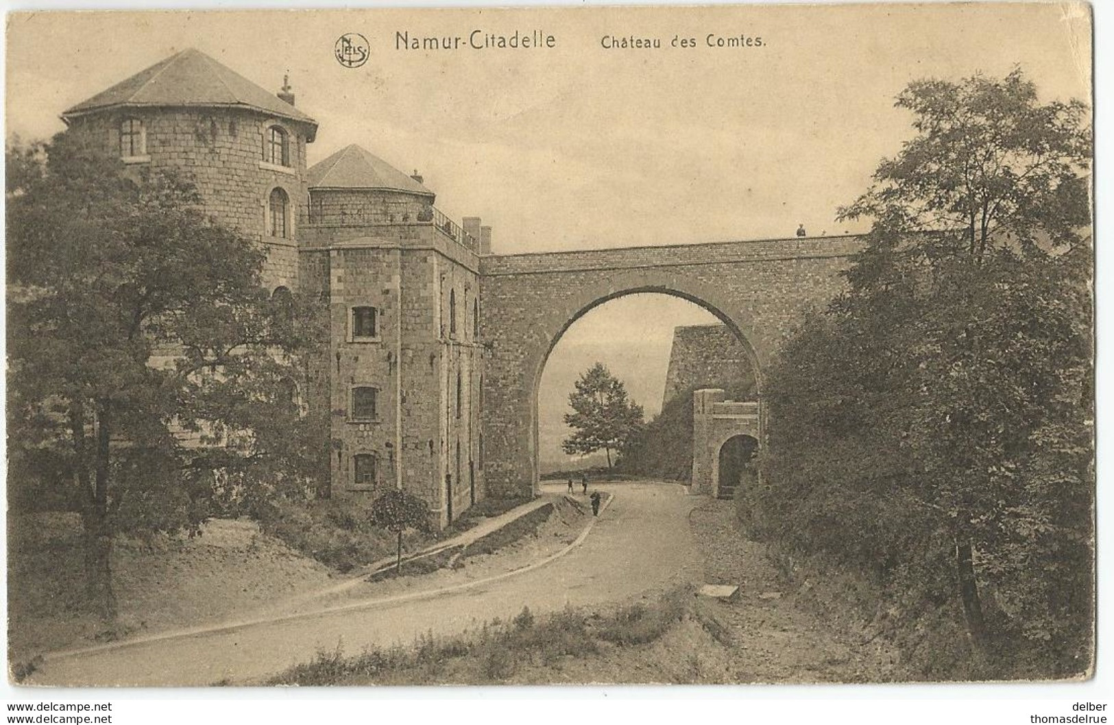 9Dp-833: N° 138: NAMUR-NAMEN : Duits Brugstempel > France / Namur Citadelle - Fortune (1919)