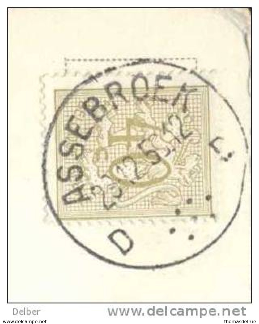 _R729: Fatasiekaart: N° 853: D ASSEBROEK D - 1951-1975 Lion Héraldique