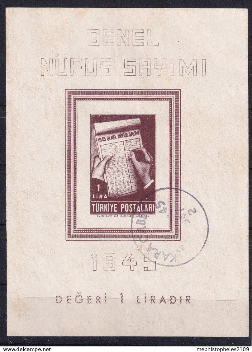 TURKEY 1945 - Canceled - Mi 1172, Block 3 - Gebruikt