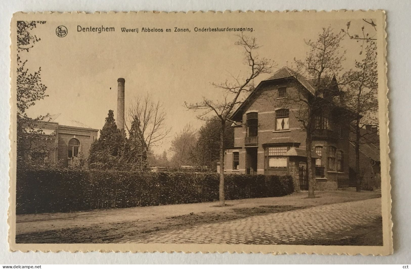 Denterghem  Dentergem  Weverij Abbeloos En Zonen  Onderbestuurderswoning   TISSAGE - Dentergem