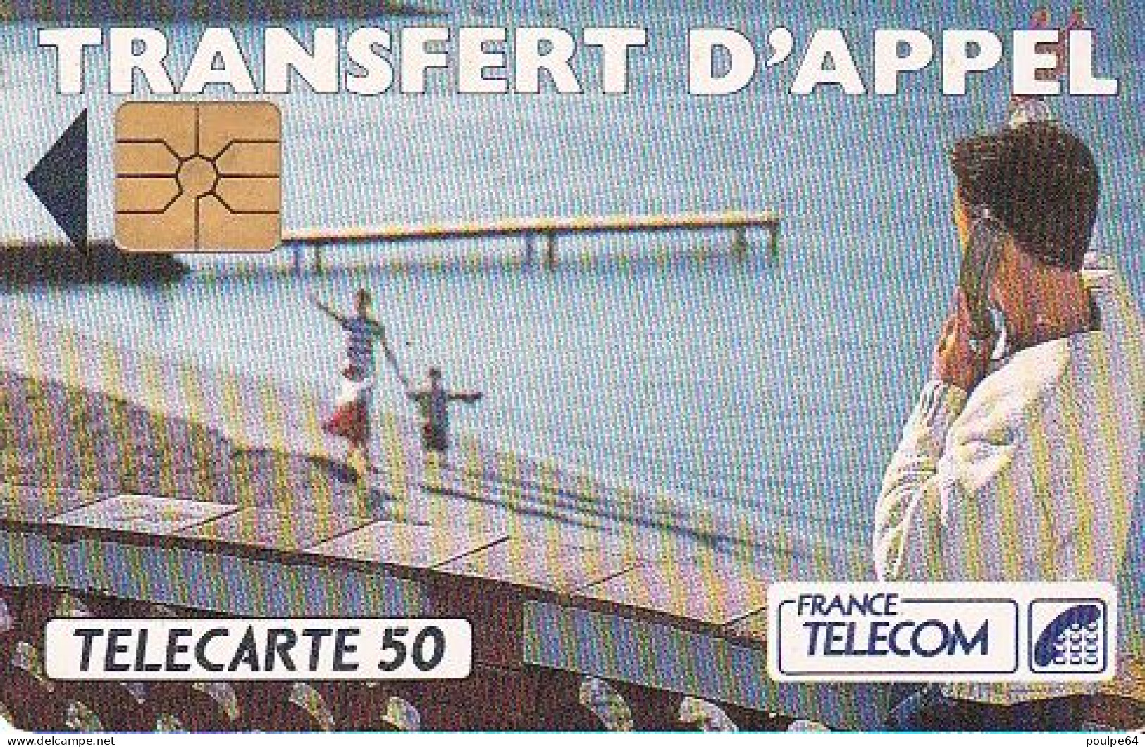 F275b - 07/1992 - TRANSFERT D'APPEL " Plage " - 50 GEM - 1992