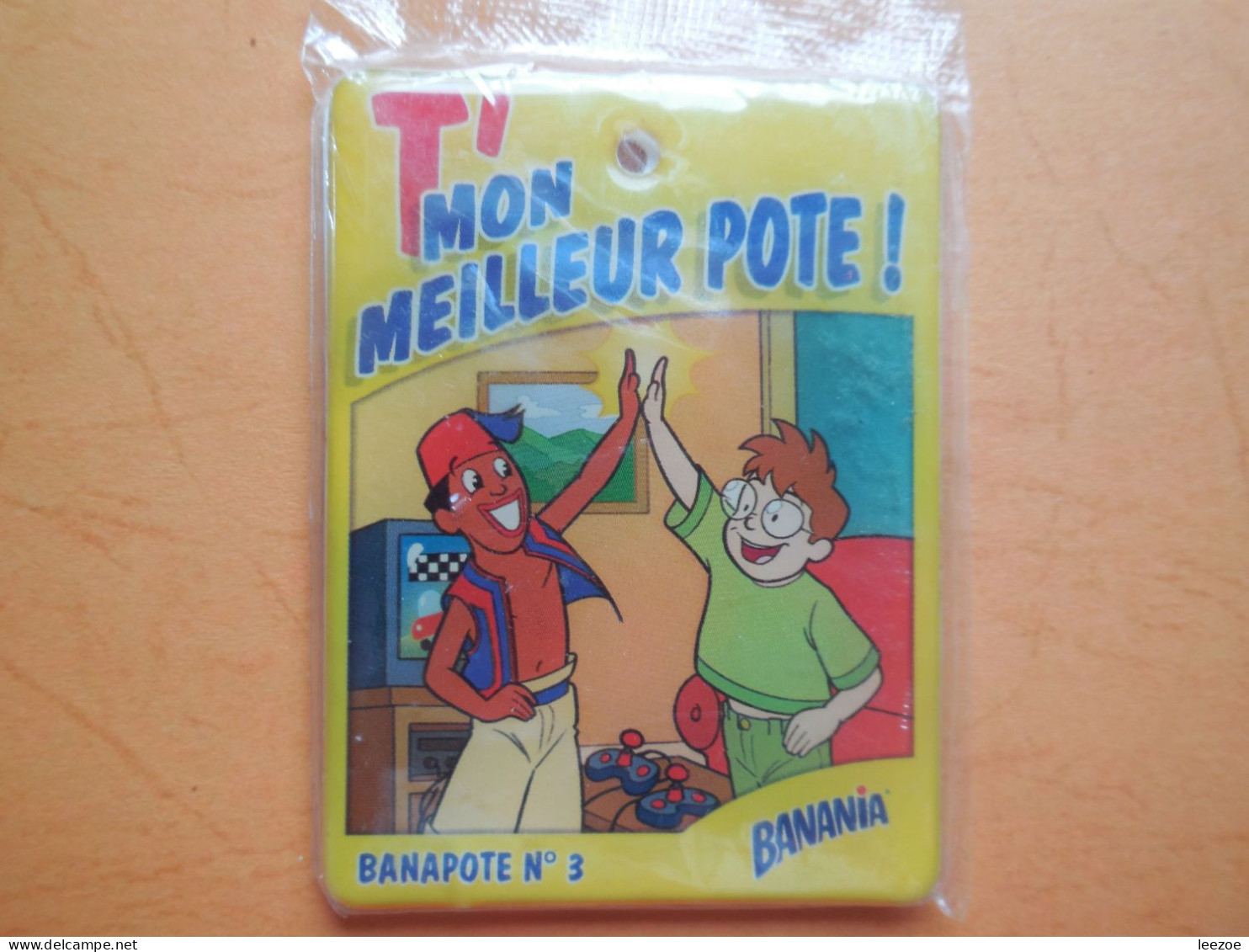 AUTOCOLLANT BANANIA BANAPOTE-- CHOCOLAT-- CEREALES, 2 Sujets Dans 1 Seul Emballage, Colonne2 - Schokolade