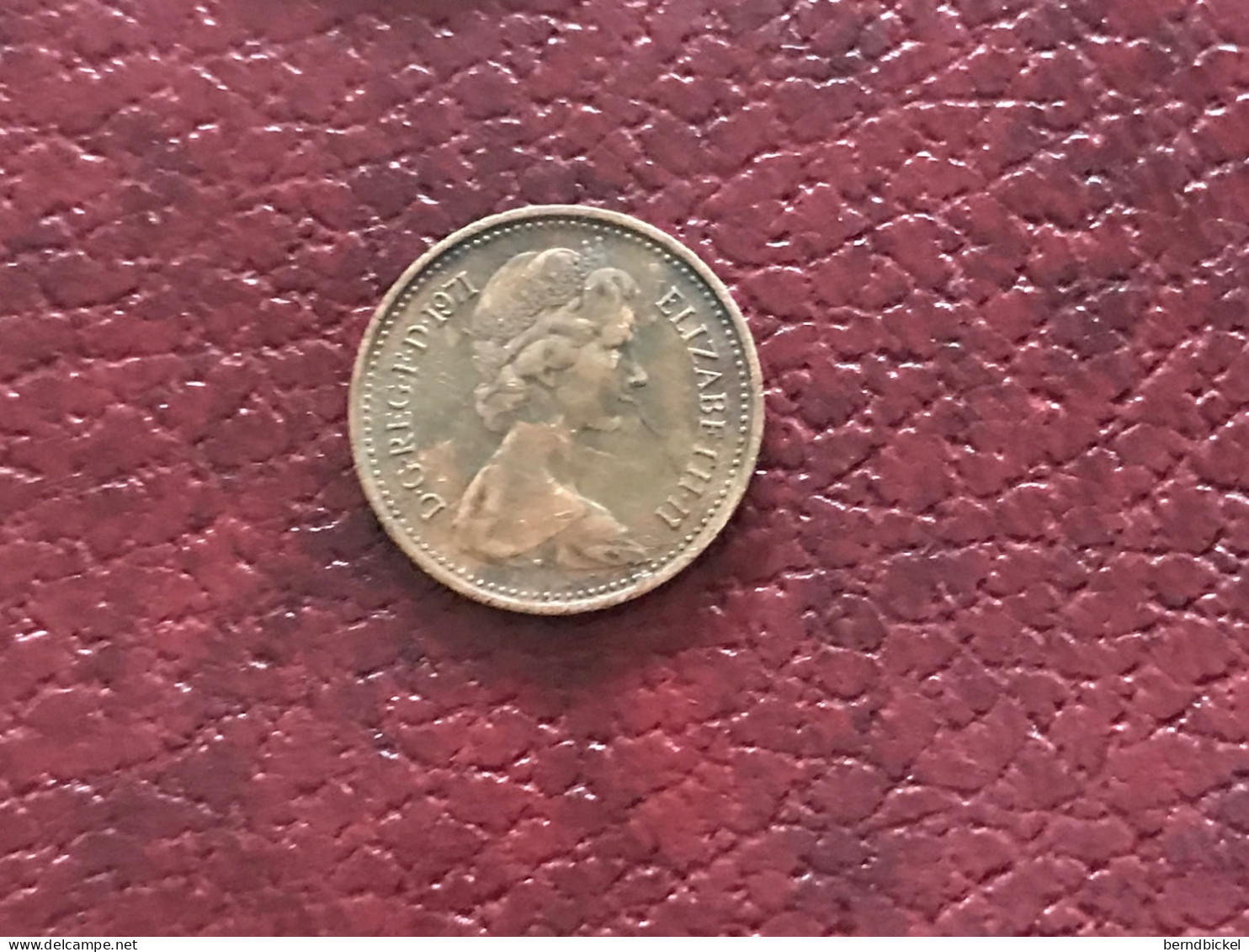 Münze Münzen Umlaufmünze Großbritannien 1/2 Penny 1971 - 1/2 Penny & 1/2 New Penny