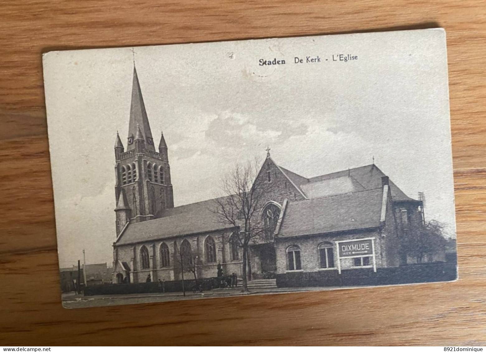 Staden  - DE KERK  - Uitg. Van Elslander Vandermaesen - Staden