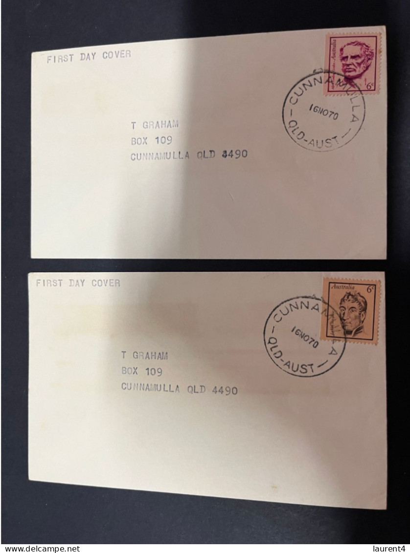 19-11-2023 (2 V 44) Australia (4 Older Covers) 1970's - Lettres & Documents