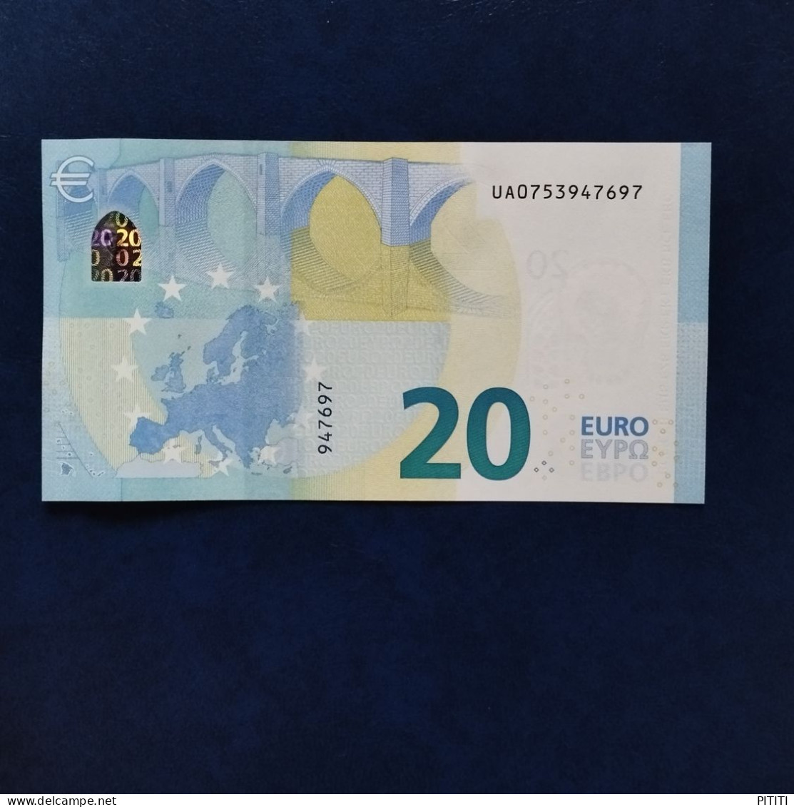 EURO FRANCE 20 U031A1 UA DRAGHI UNC - 20 Euro