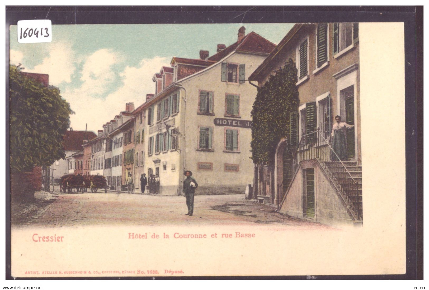 CRESSIER - HOTEL DE LA COURONNE - TB - Cressier