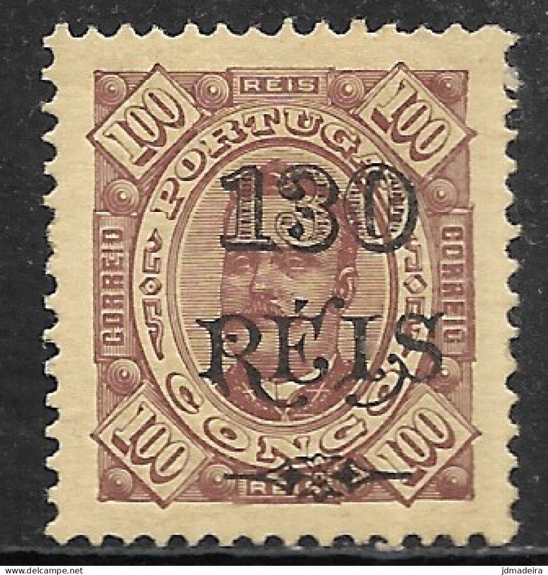 Portuguese Congo – 1902 King Carlos Surcharged 130 On 100 Réis Mint Stamp - Portuguese Congo